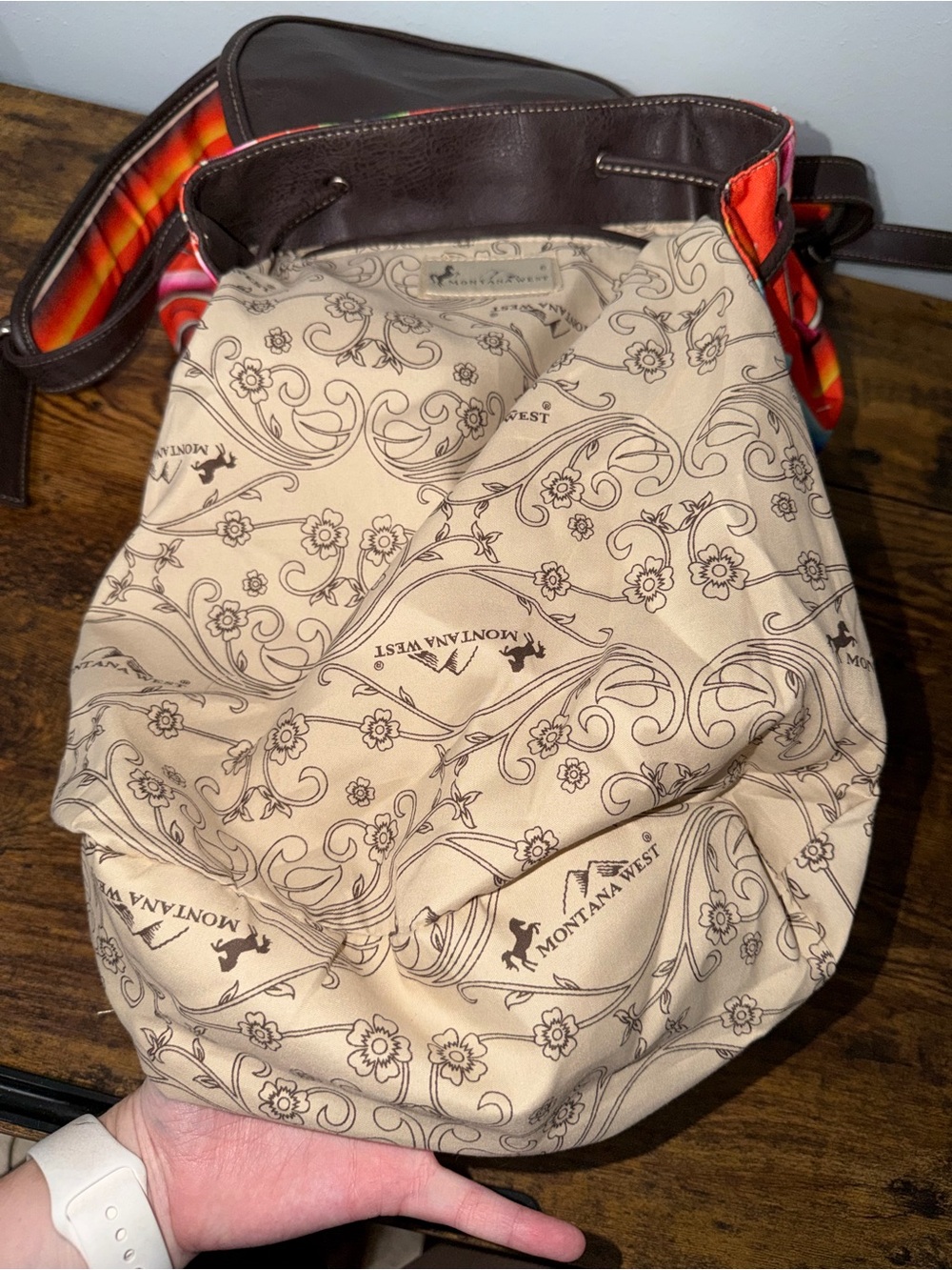 Montana West Colorful Santa Fe Sarape Backpack - Picture 11 of 16